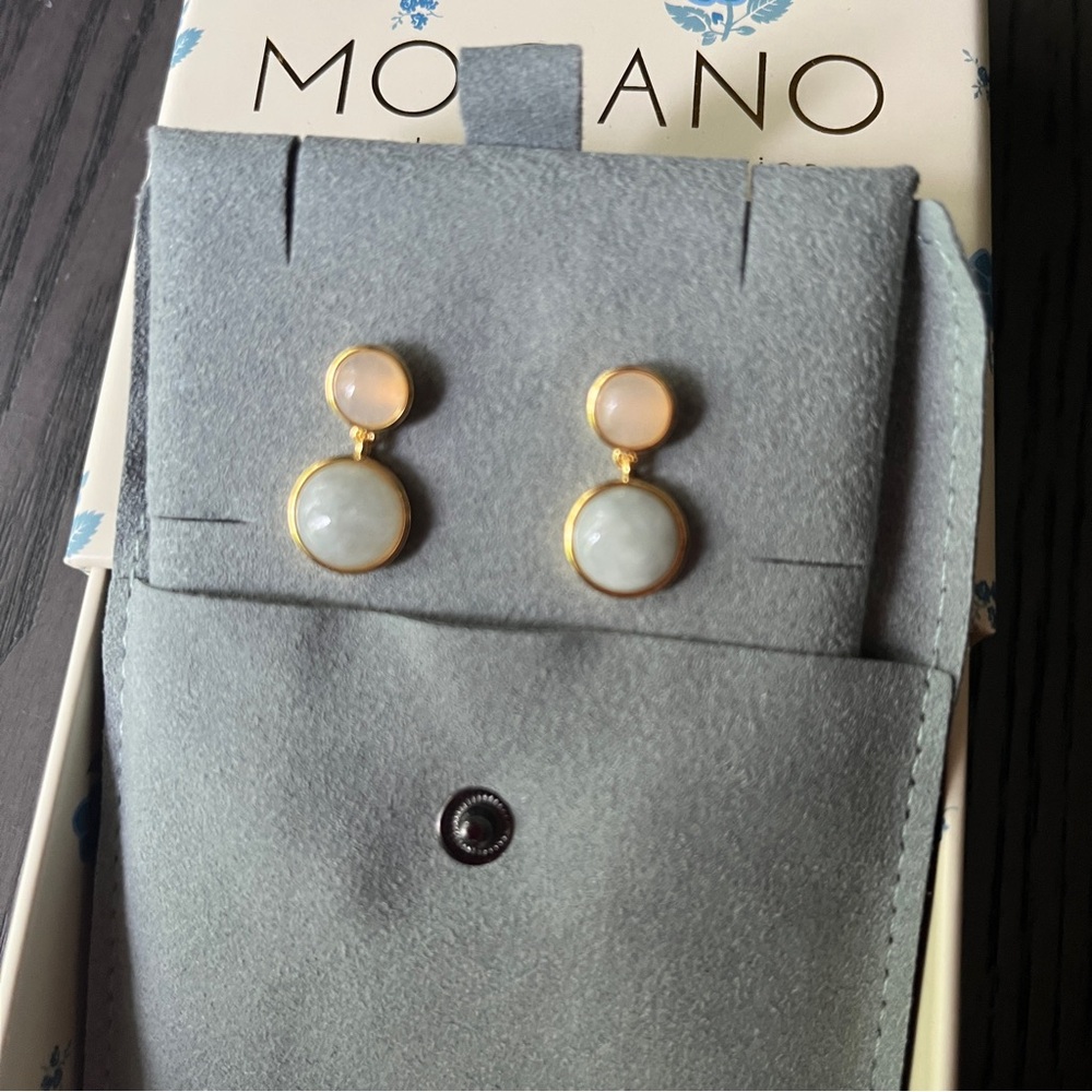 Jillybox x Mogano Jade Drop Earrings New in box